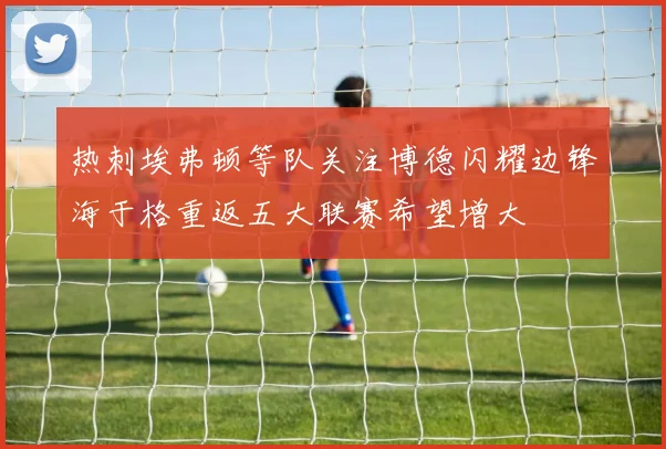 热刺埃弗顿等队关注博德闪耀边锋海于格重返五大联赛希望增大